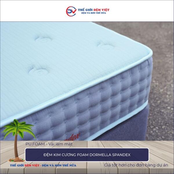 Đệm Kim Cương Foam Dormella Spandex 2